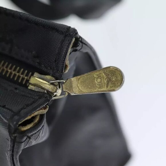 MCM Vicetos Logogram Tote Bag Coated Canvas Black Auth 75146 - Picture 5 of 16